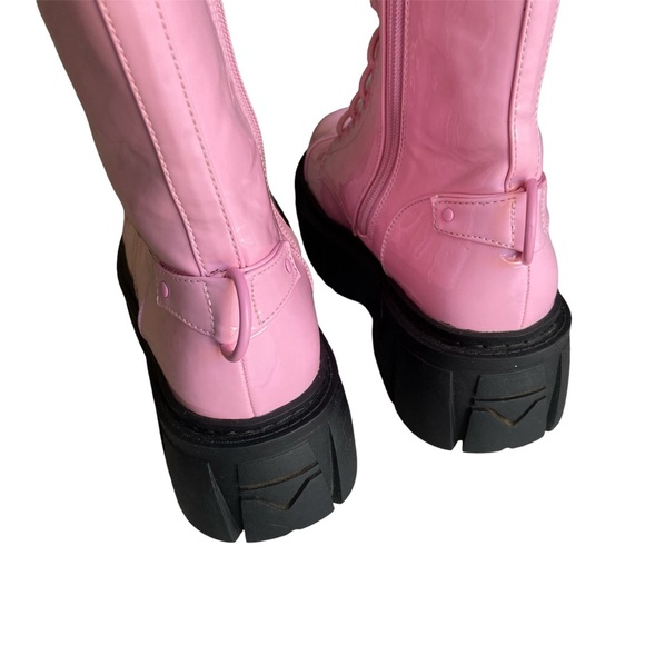 Sugar Thrillz Platform Combat Boots size 9.5 - Picture 6 of 11